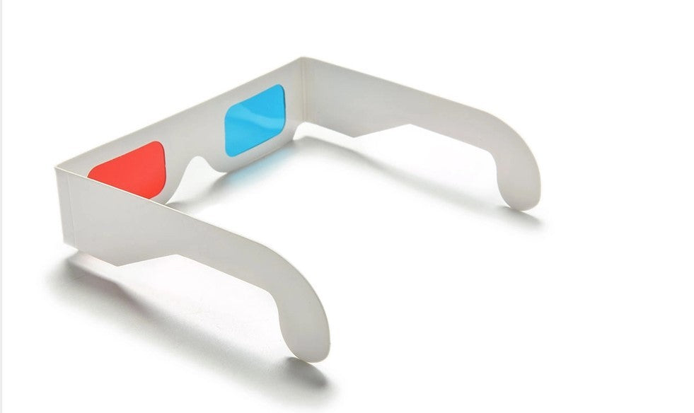 Cinema Glasses Paper Red Blue 3D Stereo Glasses