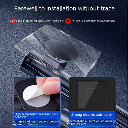 Car Sunshade Automatic Retractable Sunscreen Thermal Insulation Front Windshield Glass Tinted Shade Cover