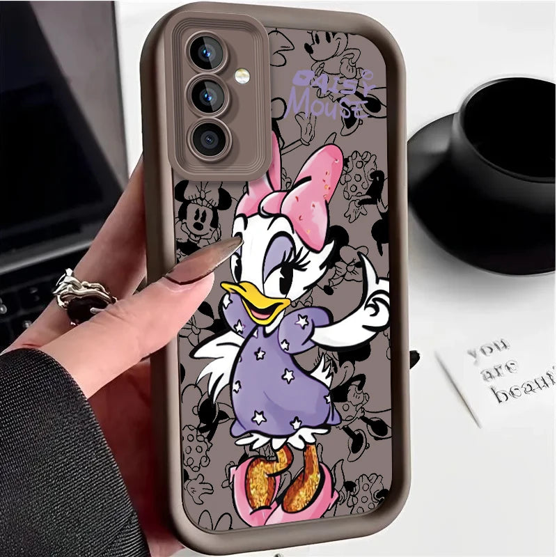 Disney Mickey Case for Samsung Galaxy S24 S23 S22 S21 Ultra Plus S20 FE A54 A53 A52 A52S A51 A50 A50S A34 A33 A32 5G 4G Cover