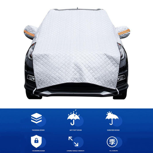 Front Windshield Snow Shield, Sun Visor And Snow Cover