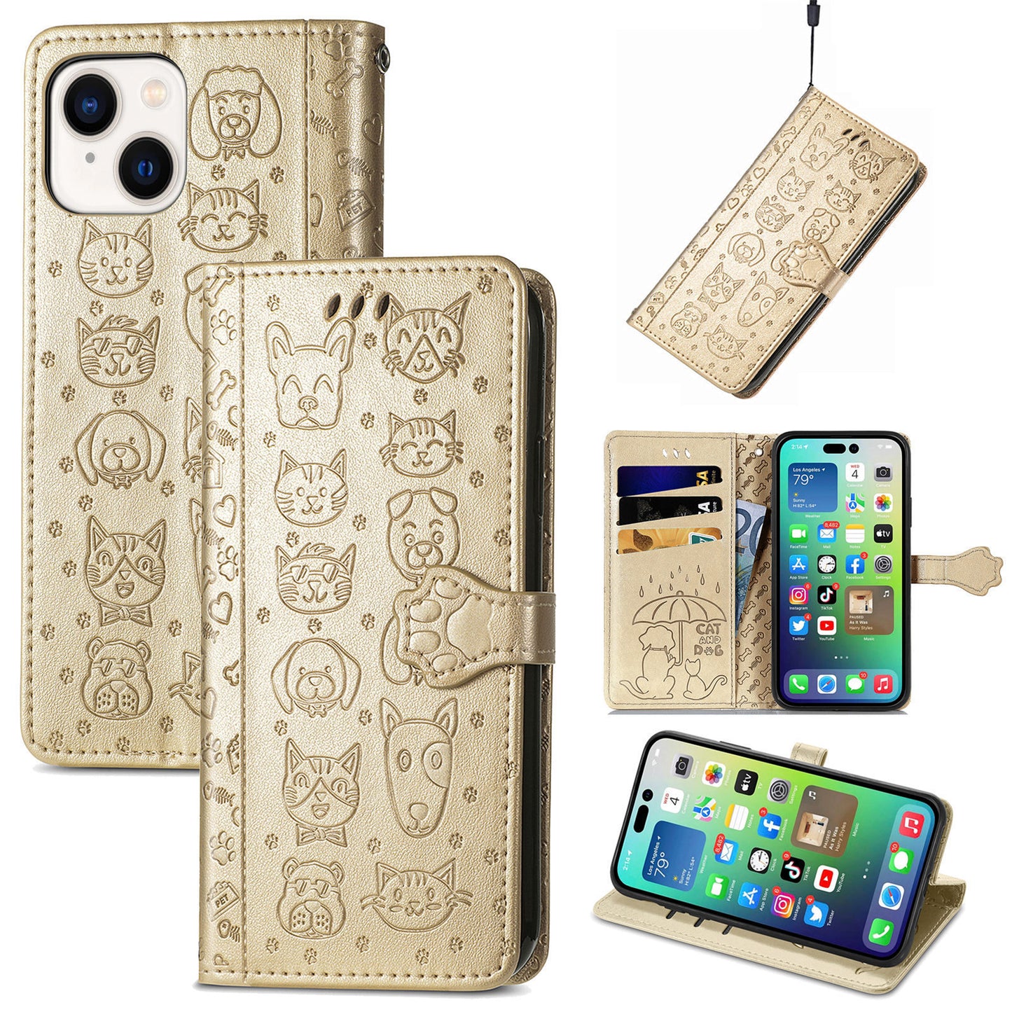 Suitable For iPhone 16 Mobile Phone Leather Case