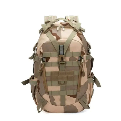 Waterproof Hiking Backpack | Survival Reflective Tactical Bag | Durable & Weather-Resistant for Outdoor Adventures