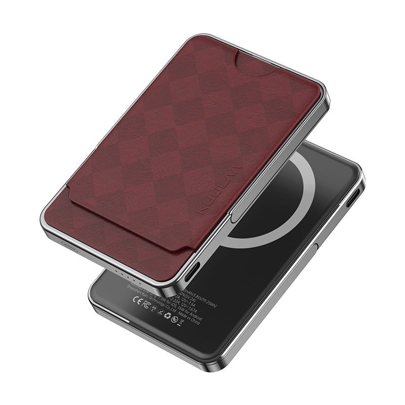 Magnetic Power Bank Card Holder Mobile Power Supply