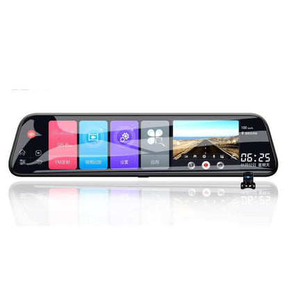 12-inch Rearview Mirror Tachograph