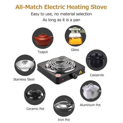 Versatile Electric Hotplate Stove