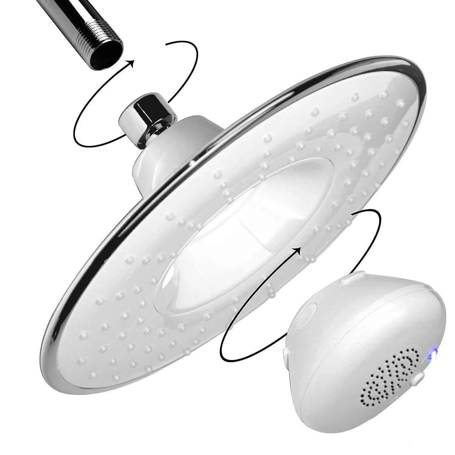 Shower Head With Built-in removable Bluetooth Speaker