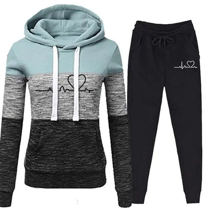 Casual Hoodie Sweat Suit - Comfortable & Stylish Loungewear for Everyday Wear