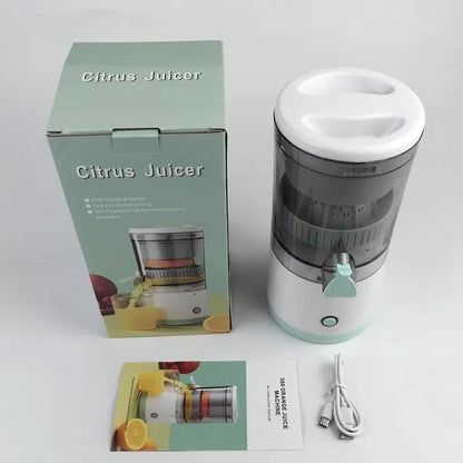 Electric Citrus Juicer, Citrus Juicer with USB Cable, Easy to Clean Portable Juicer for Fresh Orange Juice, Squeeze Orange, Lemon, Kiwi and Grapefruit Juice