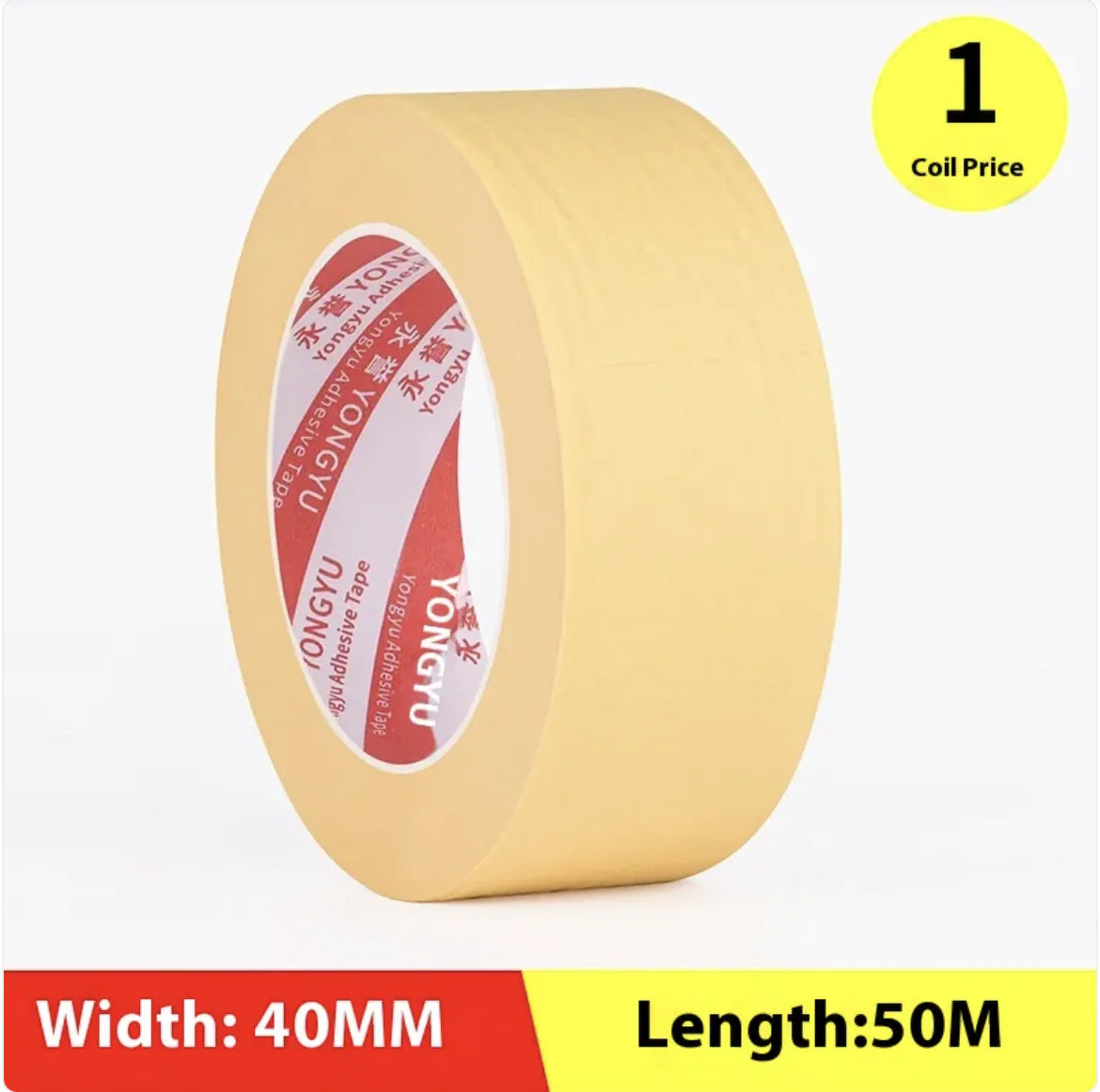 High-Temperature Resistant Masking Tape – Easy-to-Tear Adhesive Glassine Tape with Strong Adhesion