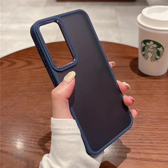 Luxury Matte Transparent Case