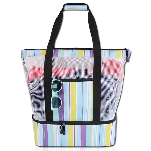 Beach Bag With Cooler Bag