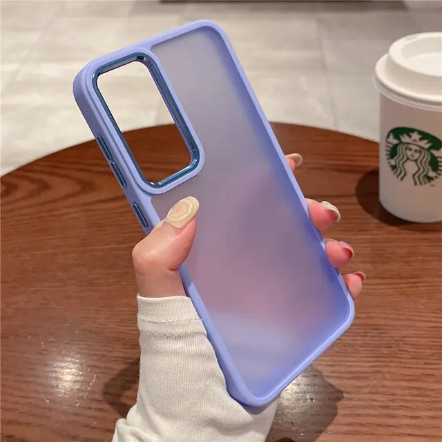 Luxury Matte Transparent Case