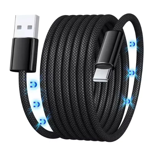 MagniCharge™ Retractable USB-C Fast Charging Cable - Durable, Tangle-Free & Portable Charger