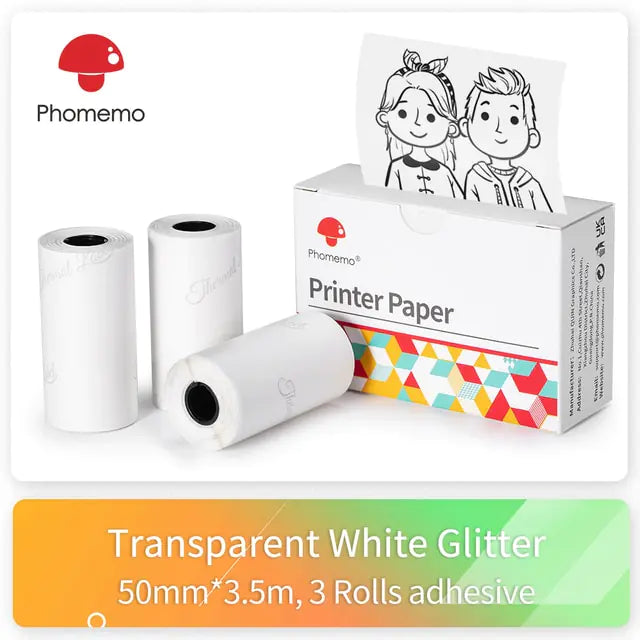 Phomemo Printer Sticker Self-Adhesive M02 Series Printer Paper