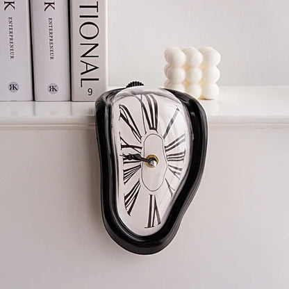 Surreal Melting Distorted Wall Clock