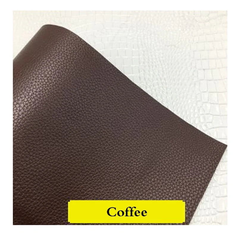 Self-Adhesive Litchi Faux Leather Patches: Multicolor Sofa Repair Stickers