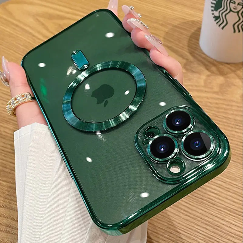 Luxury Transparent Magnetic Case