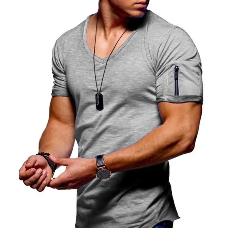 Men's V-Neck Casual T-Shirt – Stylish &amp; Comfortable Everyday Wear