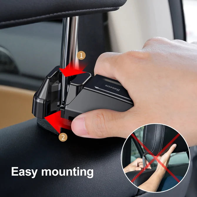 Baseus Car Phone Headrest Hook