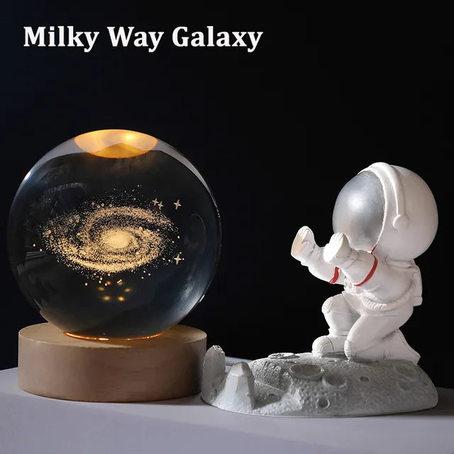 Galaxy Crystal Ball lamp