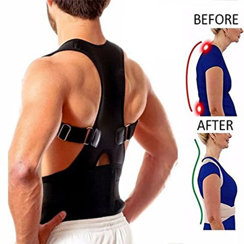 Adjustable Posture Corrector for Men and Women – Comfortable and Ergonomic Back Support