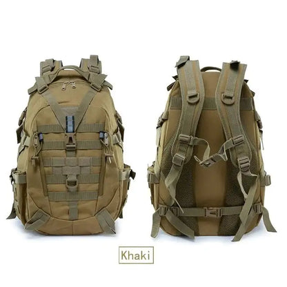 Waterproof Hiking Backpack | Survival Reflective Tactical Bag | Durable & Weather-Resistant for Outdoor Adventures