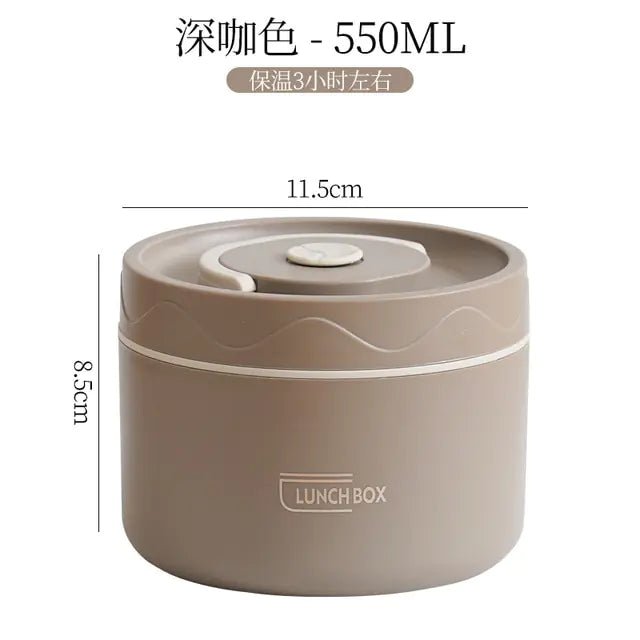 Lunch Box Portable Insulated Lunch Container Set Stackable Bento Stainless Steel Lunch Container