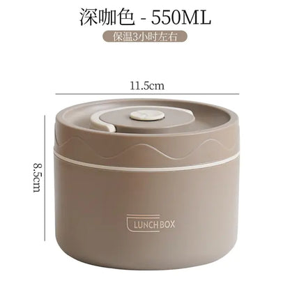 Lunch Box Portable Insulated Lunch Container Set Stackable Bento Stainless Steel Lunch Container