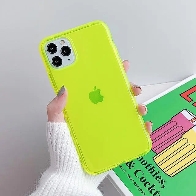 Shockproof Transparent Neon Case