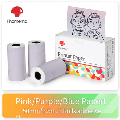 Phomemo Printer Sticker Self-Adhesive M02 Series Printer Paper