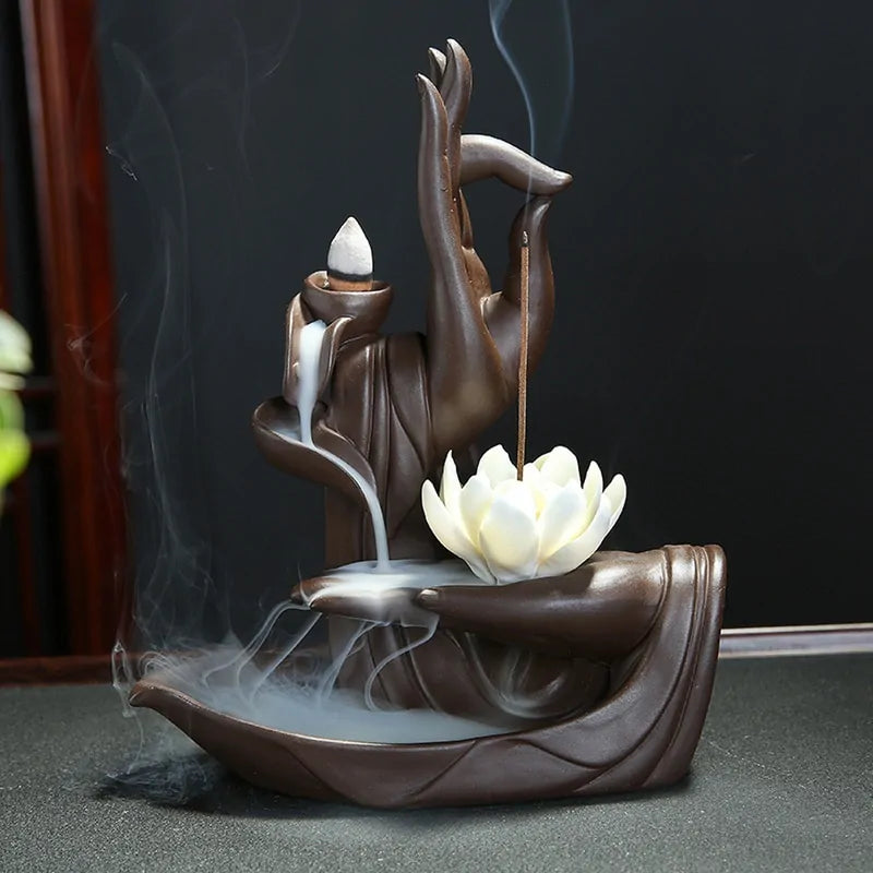 Sand-Back Hand Incense Burner