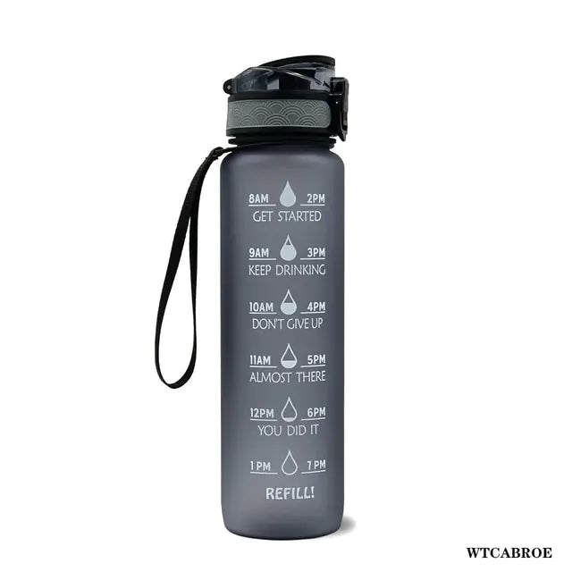 Transparent Flask Water Bottle