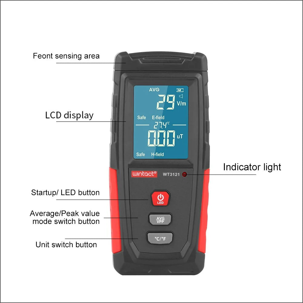 Electromagnetic Field Radiation Detector Tester