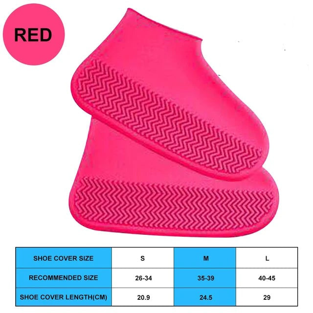 Waterproof Rubber Shoe Covers | Durable Non-Slip Silicone Covers for Outdoor Use