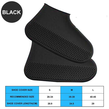 Waterproof Rubber Shoe Covers | Durable Non-Slip Silicone Covers for Outdoor Use