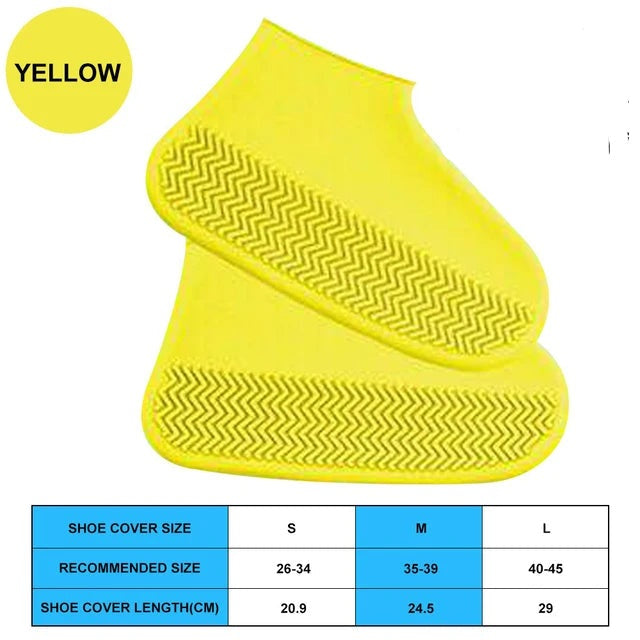 Waterproof Rubber Shoe Covers | Durable Non-Slip Silicone Covers for Outdoor Use