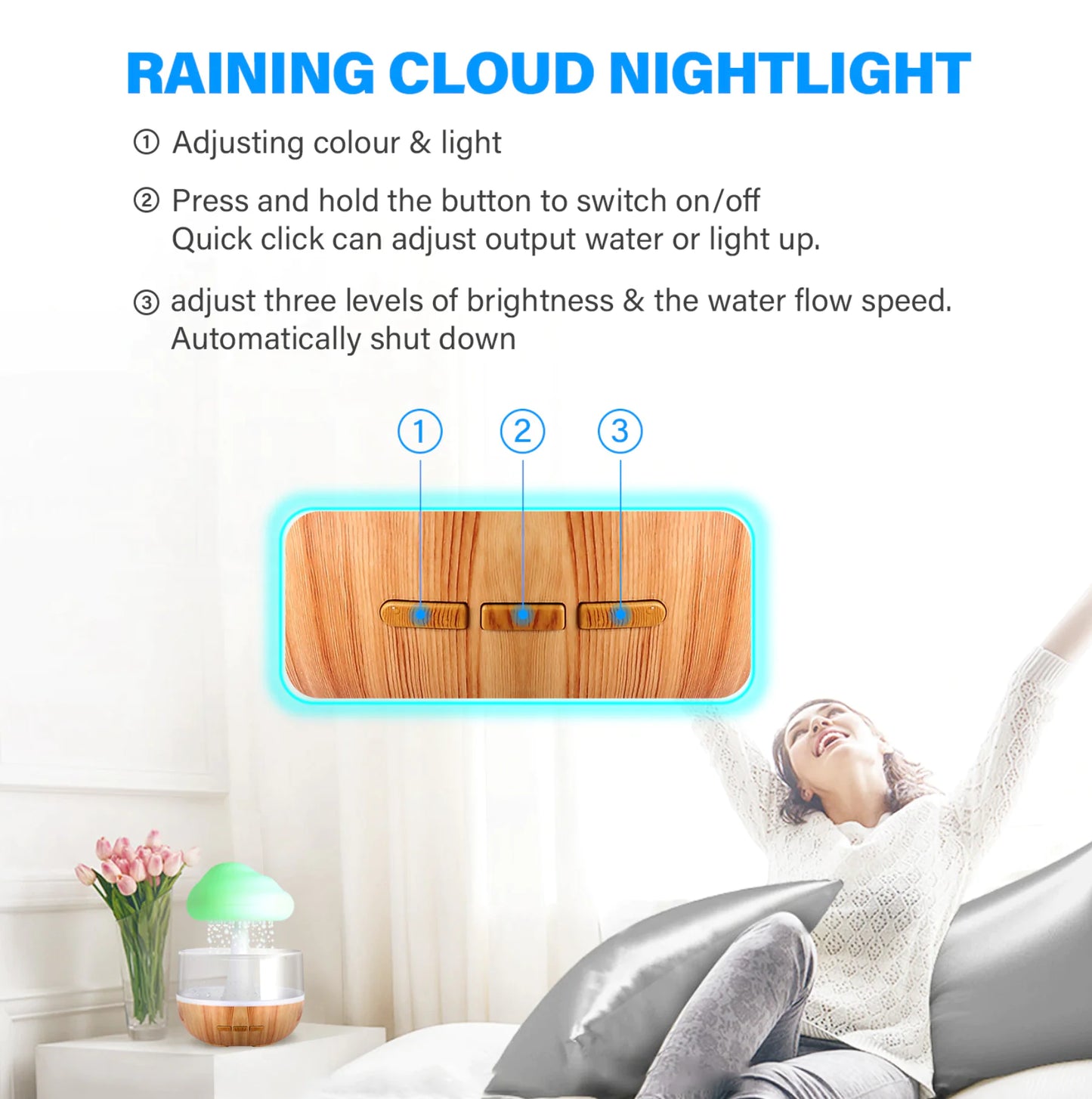 Rain Cloud Humidifier Diffuser