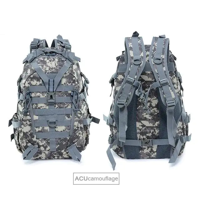 Waterproof Hiking Backpack | Survival Reflective Tactical Bag | Durable & Weather-Resistant for Outdoor Adventures