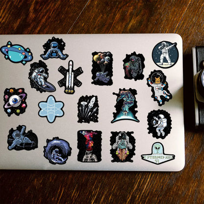 Space-Themed Stickers For Laptops, Cars