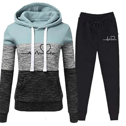 Casual Hoodie Sweat Suit - Comfortable & Stylish Loungewear for Everyday Wear