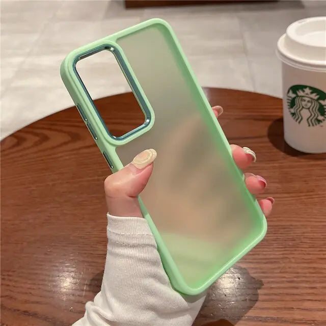 Luxury Matte Transparent Case