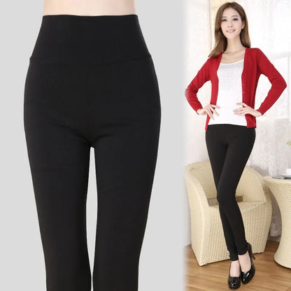 Summer Plus Size High Waist Stretch Leggings - 5XL/6XL Skinny Pencil Pants