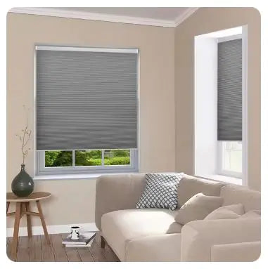 Honeycomb Blackout Blinds - No Drill