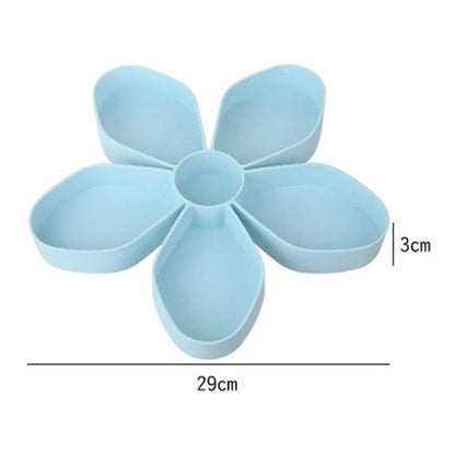 Creative Flower Petal Fruit Plate Candy Storage Box