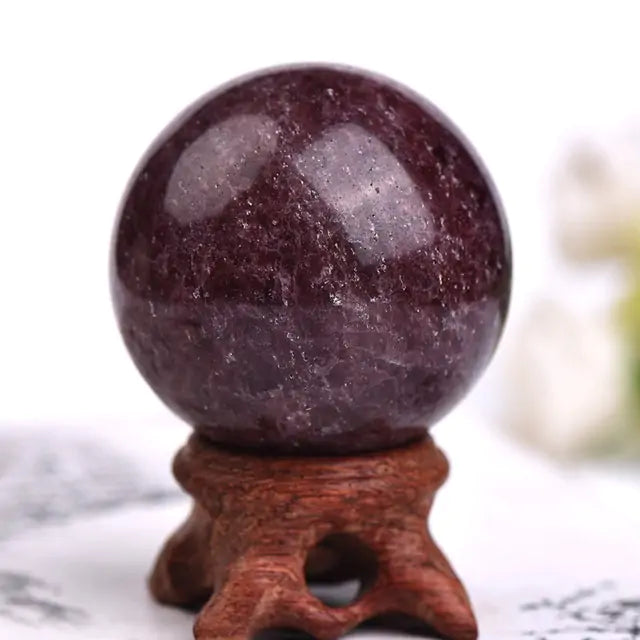 Dream Amethyst Ball Polished Globe Massaging Ball