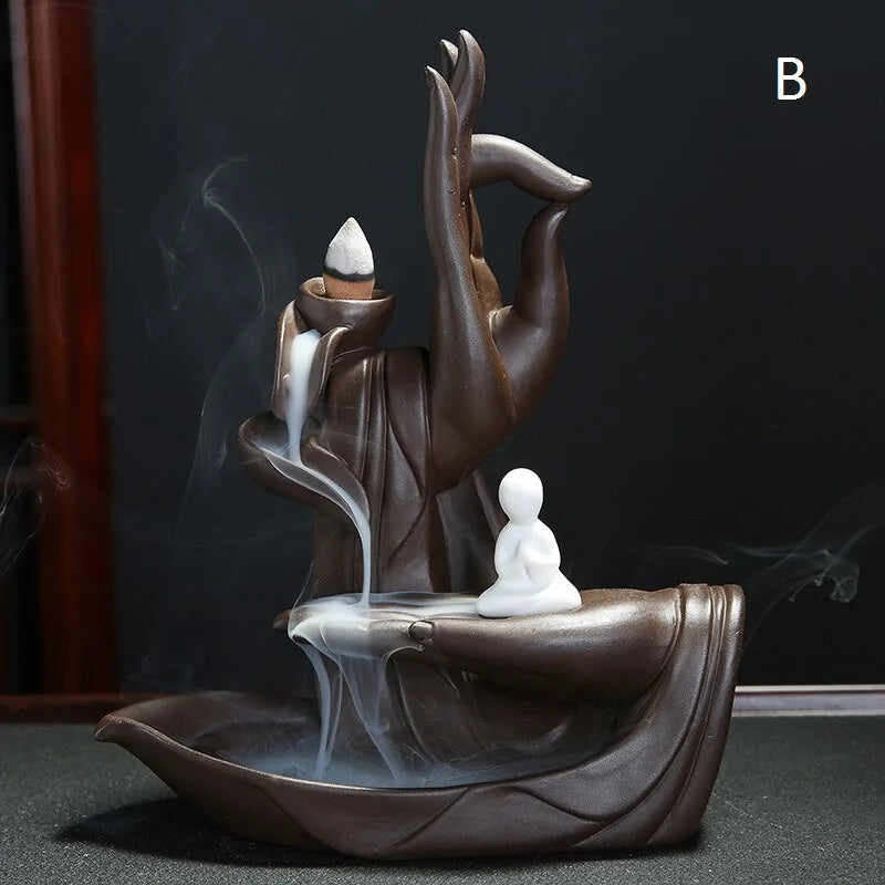 Sand-Back Hand Incense Burner