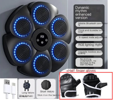 Smart Bluetooth Boxing Equipment for Home Fitness Workouts