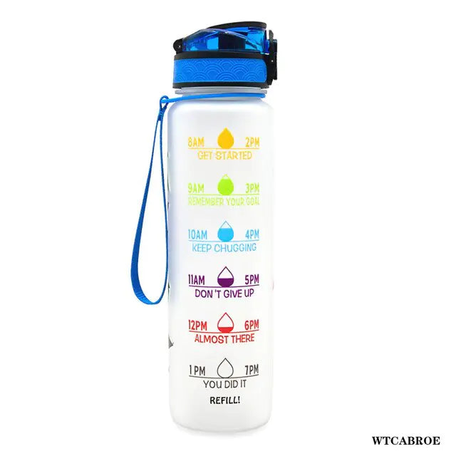 Transparent Flask Water Bottle